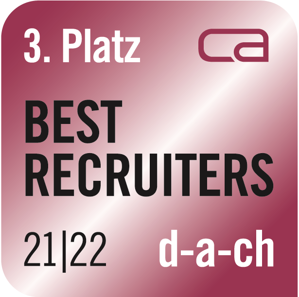 Auszeichnung Best Recruiter DACH 20/21