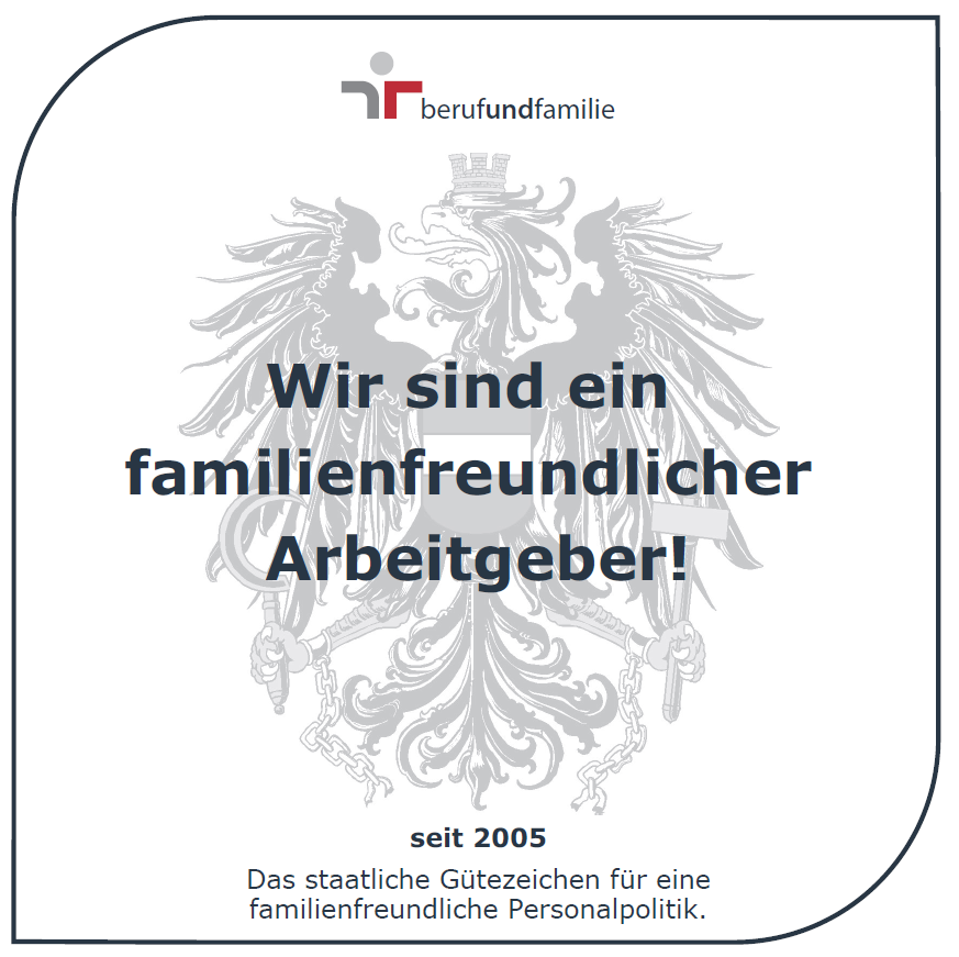 Auszeichnung familienfreundlicher Arbeitgeber