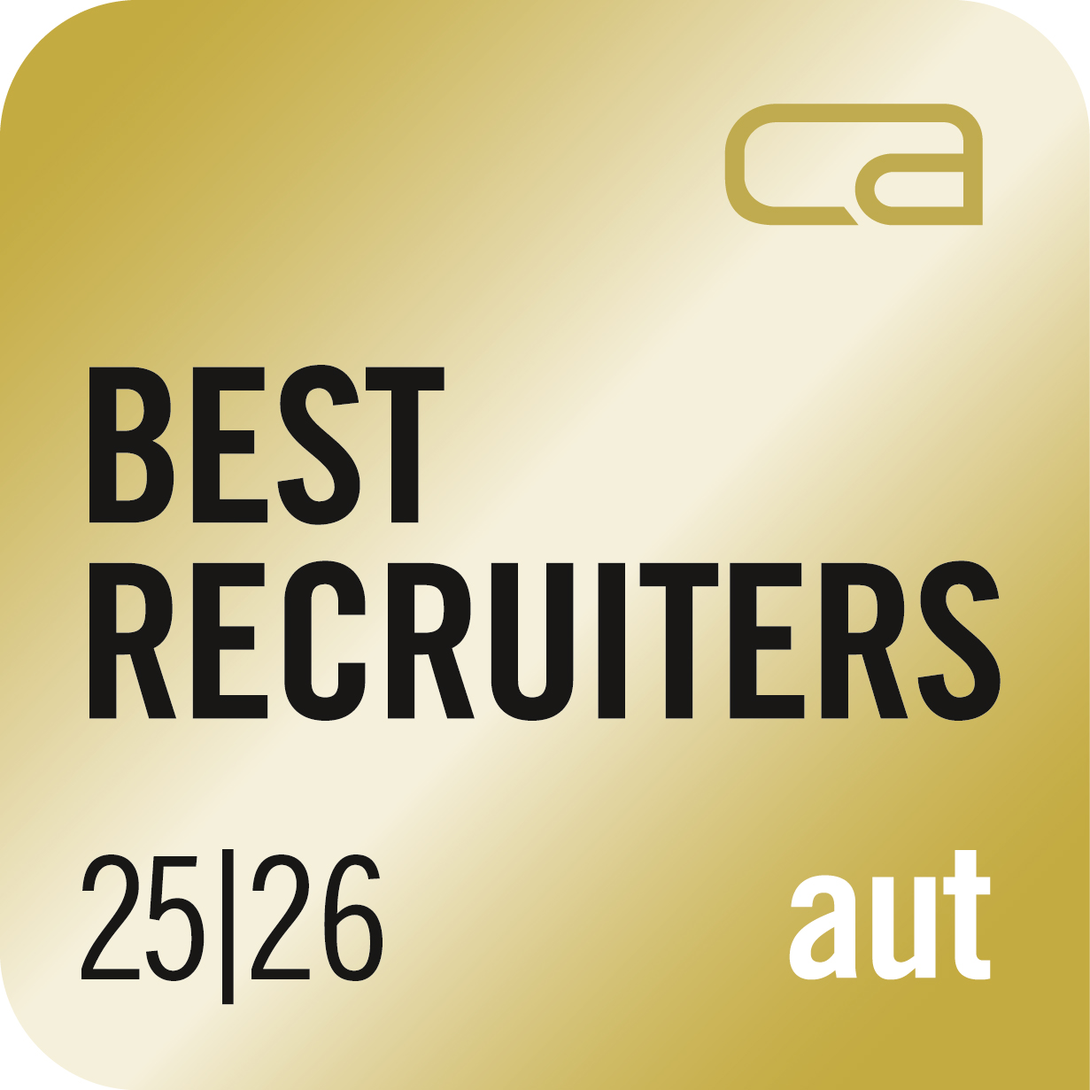 Auszeichnung Best Recruiter DACH 25/26